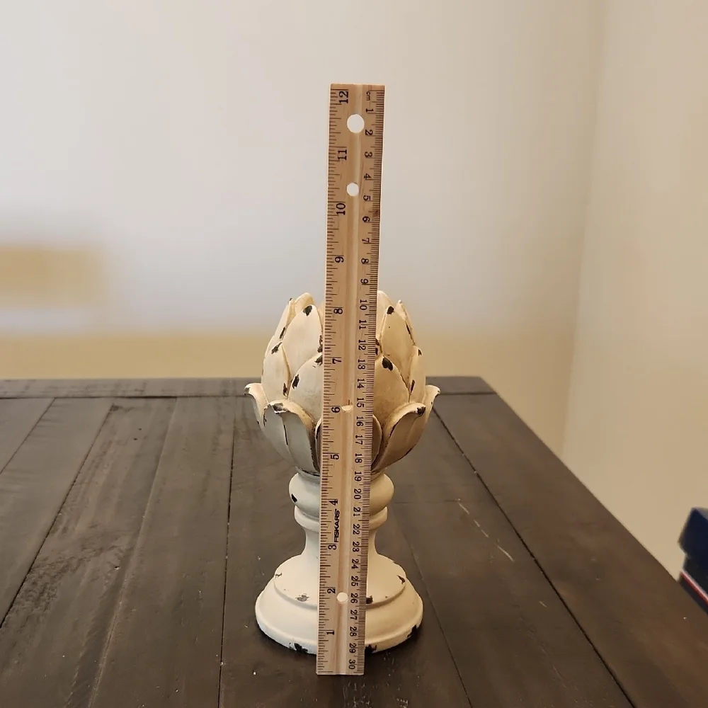 Farmhouse Style Artichoke Candle Holders - Picture 7 of 8